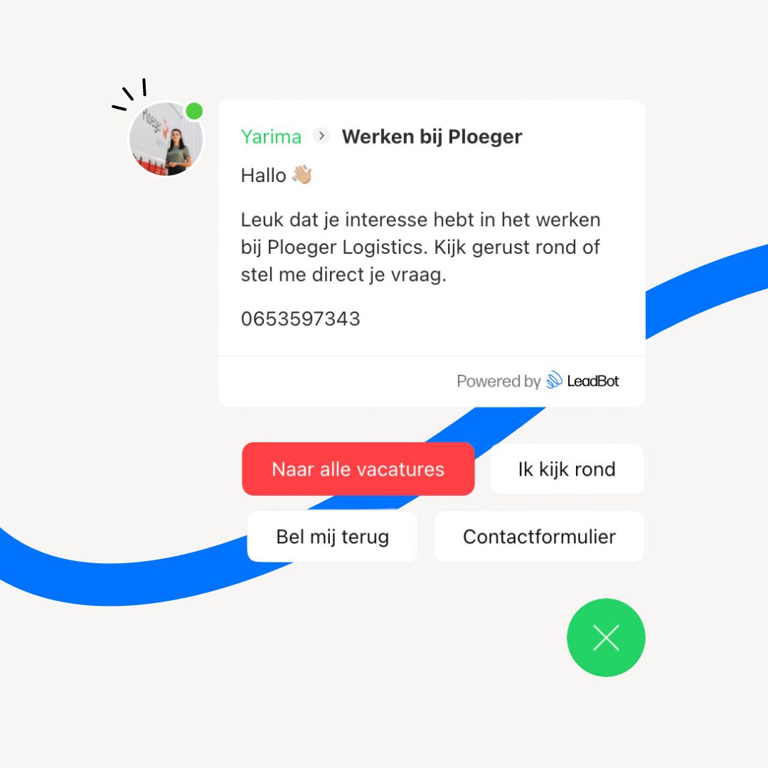 Lead generation for vacancies with LeadBot